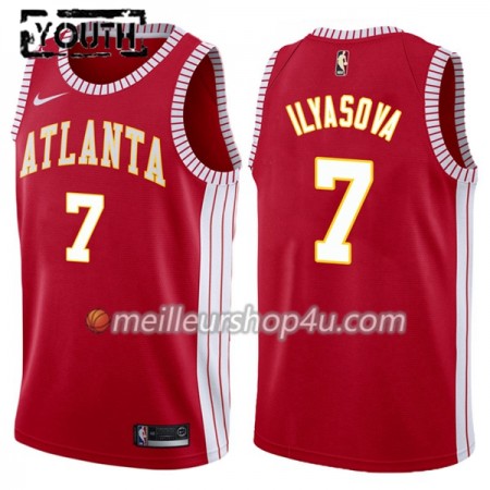 Maillot Basket Enfant Atlanta Hawks Ersan Ilyasova 7 Nike Classic Edition Swingman